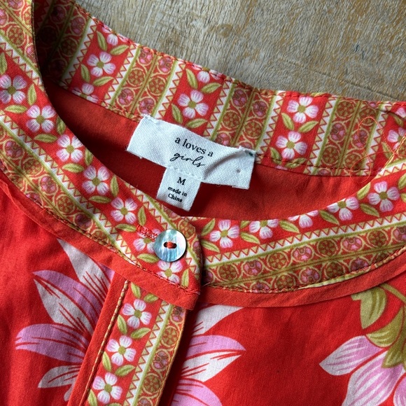 NWOT a loves a girls floral dress size M - Picture 2 of 9